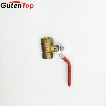 GutenTop HIgh Quality brass BSPT threaded ball valve with iron handle pn16